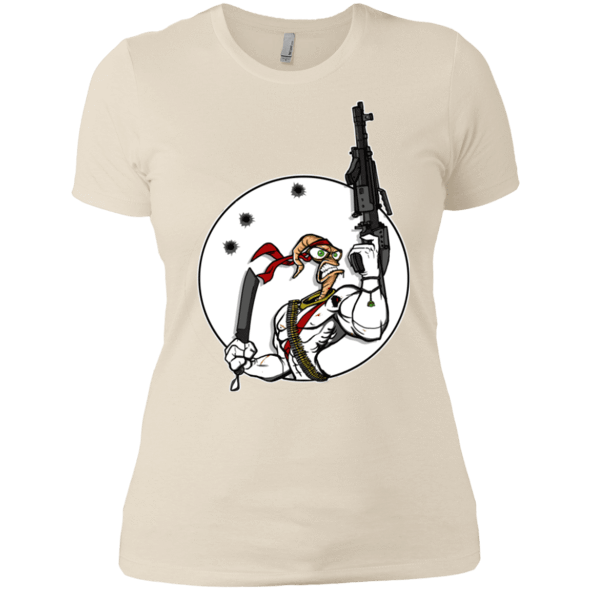 T-Shirts Ivory/ / X-Small Battle Worm Women's Premium T-Shirt