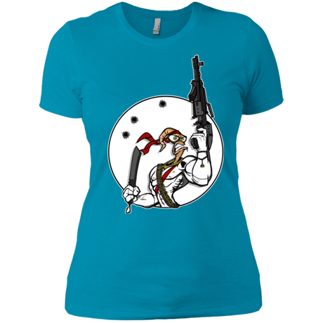 T-Shirts Turquoise / X-Small Battle Worm Women's Premium T-Shirt