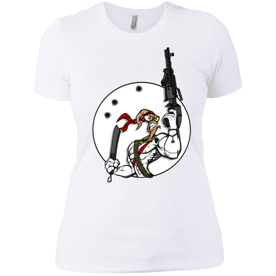 T-Shirts White / X-Small Battle Worm Women's Premium T-Shirt