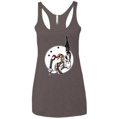 T-Shirts Macchiato / X-Small Battle Worm Women's Triblend Racerback Tank