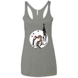 T-Shirts Venetian Grey / X-Small Battle Worm Women's Triblend Racerback Tank