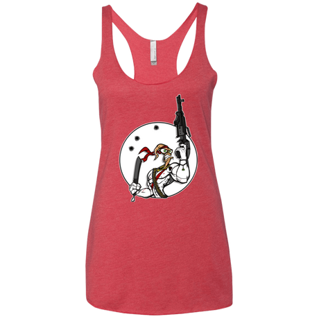 T-Shirts Vintage Red / X-Small Battle Worm Women's Triblend Racerback Tank