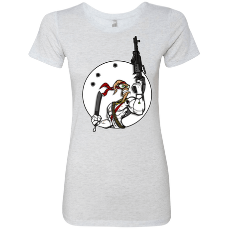 T-Shirts Heather White / S Battle Worm Women's Triblend T-Shirt