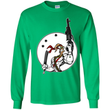 T-Shirts Irish Green / YS Battle Worm Youth Long Sleeve T-Shirt