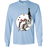 T-Shirts Light Blue / YS Battle Worm Youth Long Sleeve T-Shirt