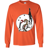 T-Shirts Orange / YS Battle Worm Youth Long Sleeve T-Shirt