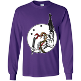 T-Shirts Purple / YS Battle Worm Youth Long Sleeve T-Shirt
