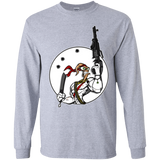 T-Shirts Sport Grey / YS Battle Worm Youth Long Sleeve T-Shirt