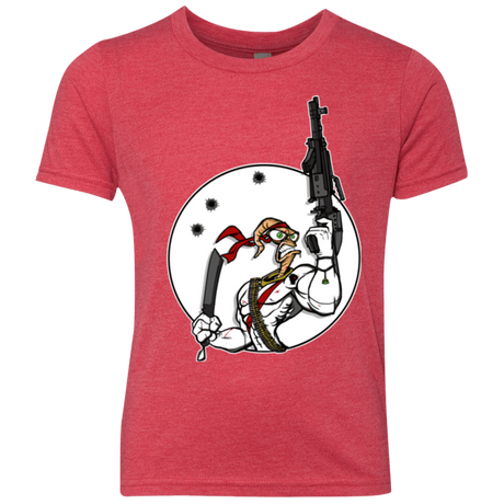 T-Shirts Vintage Red / YXS Battle Worm Youth Triblend T-Shirt
