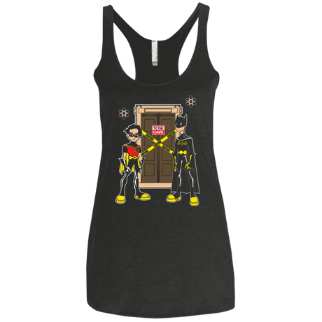 T-Shirts Vintage Black / X-Small Batzinga Women's Triblend Racerback Tank