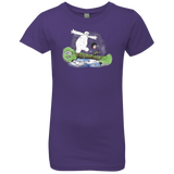 T-Shirts Purple Rush / YXS Baymax And Hiro Girls Premium T-Shirt