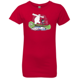 T-Shirts Red / YXS Baymax And Hiro Girls Premium T-Shirt