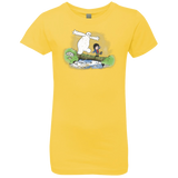 T-Shirts Vibrant Yellow / YXS Baymax And Hiro Girls Premium T-Shirt