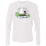 T-Shirts White / Small Baymax And Hiro Men's Premium Long Sleeve