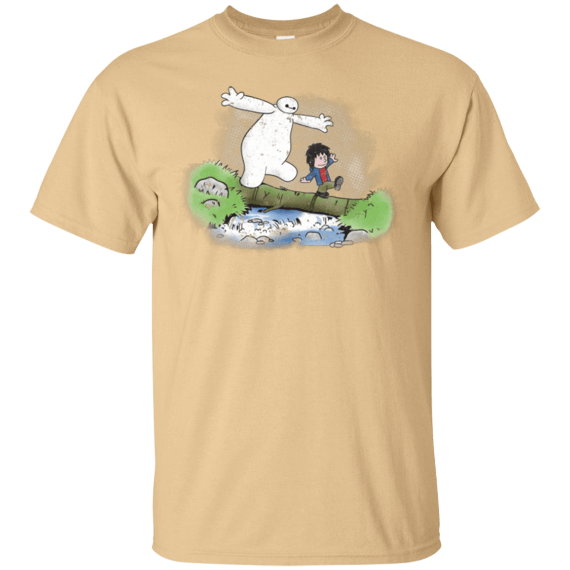 T-Shirts Vegas Gold / Small Baymax And Hiro T-Shirt