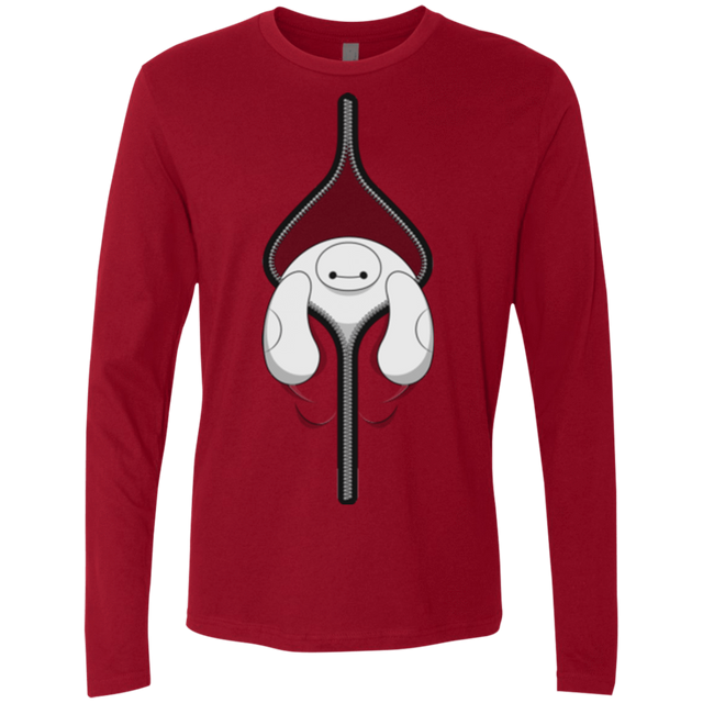 T-Shirts Cardinal / Small Baymax Men's Premium Long Sleeve