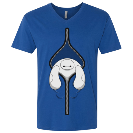 T-Shirts Royal / X-Small Baymax Men's Premium V-Neck