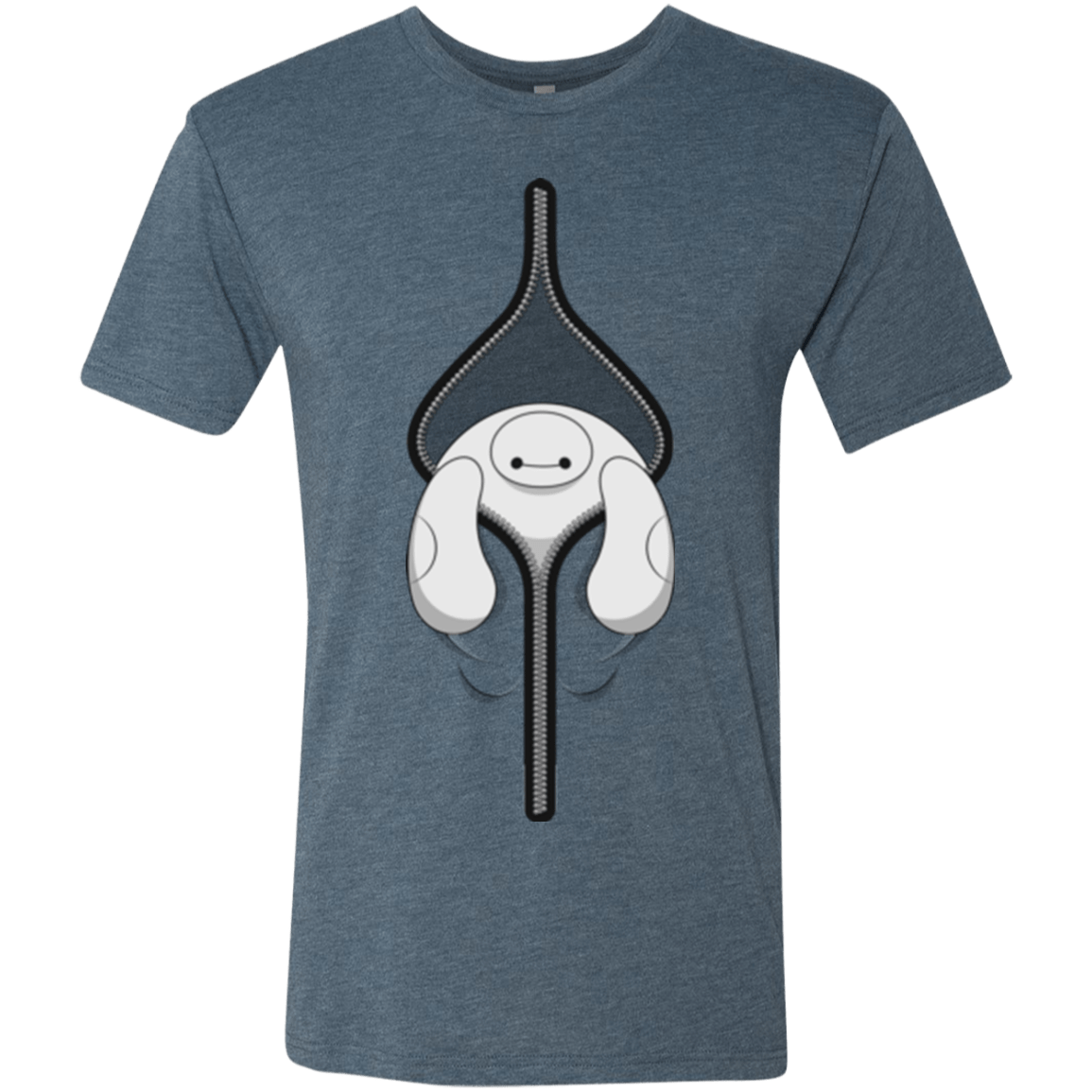 T-Shirts Indigo / Small Baymax Men's Triblend T-Shirt