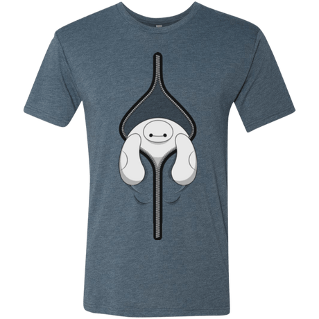 T-Shirts Indigo / Small Baymax Men's Triblend T-Shirt