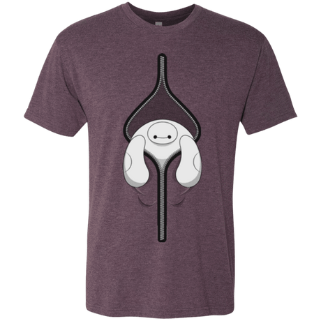 T-Shirts Vintage Purple / Small Baymax Men's Triblend T-Shirt