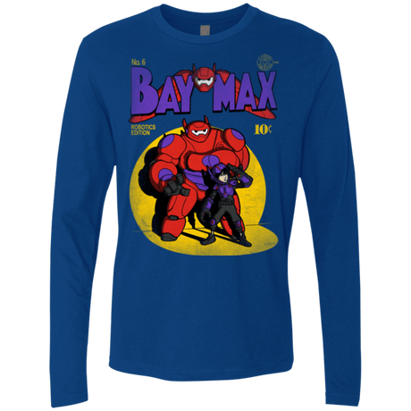 T-Shirts Royal / Small Baymax Number 9 Men's Premium Long Sleeve