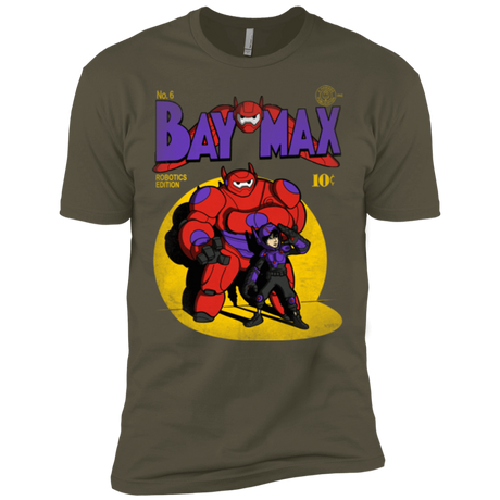 T-Shirts Military Green / X-Small Baymax Number 9 Men's Premium T-Shirt