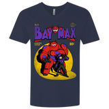 T-Shirts Midnight Navy / X-Small Baymax Number 9 Men's Premium V-Neck