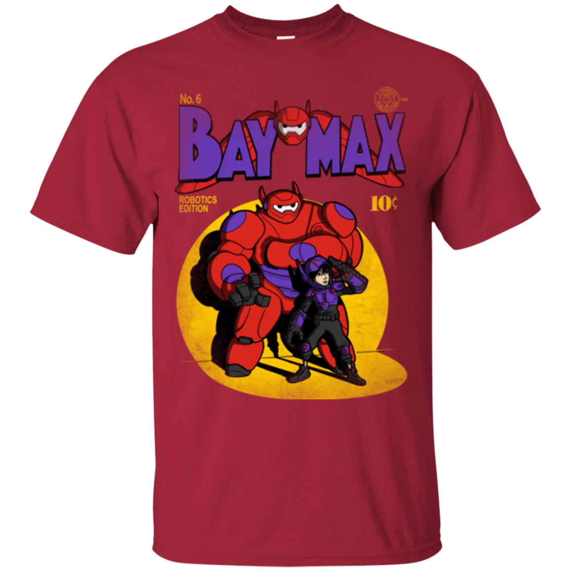 T-Shirts Cardinal / Small Baymax Number 9 T-Shirt