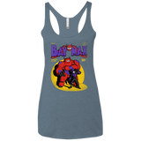 T-Shirts Indigo / X-Small Baymax Number 9 Women's Triblend Racerback Tank