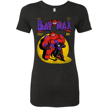 T-Shirts Vintage Black / Small Baymax Number 9 Women's Triblend T-Shirt