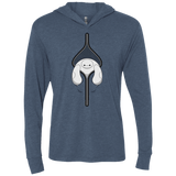 T-Shirts Indigo / X-Small Baymax Triblend Long Sleeve Hoodie Tee