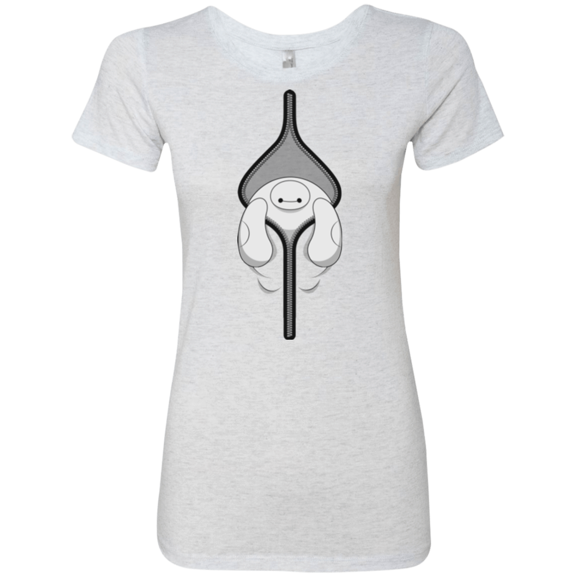 T-Shirts Heather White / Small Baymax Women's Triblend T-Shirt