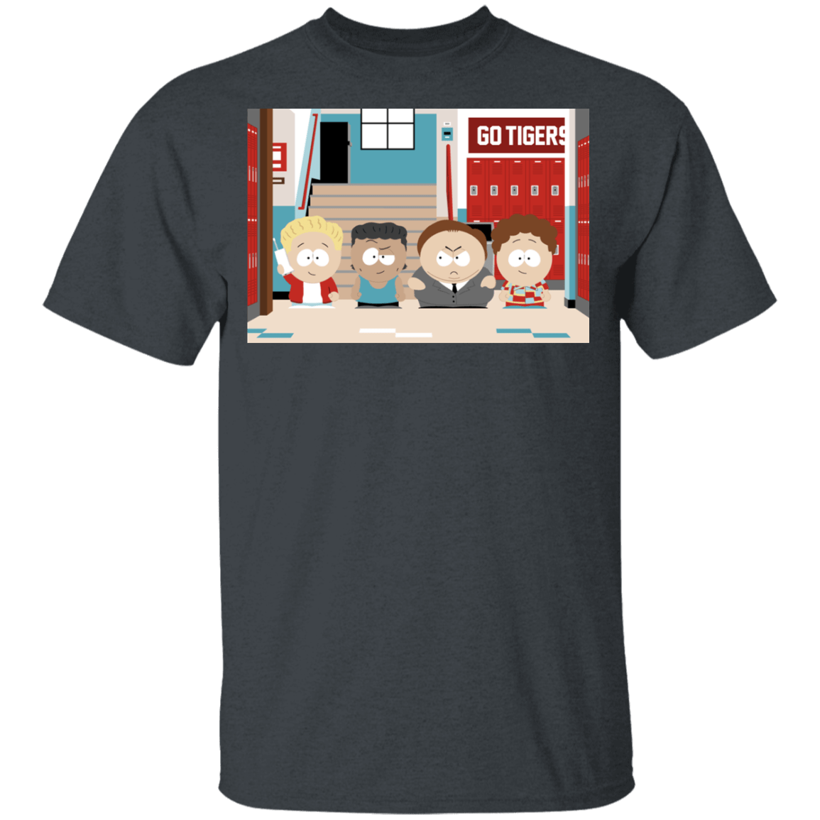 T-Shirts Dark Heather / YXS Bayside Park Youth T-Shirt