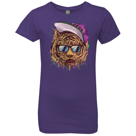 T-Shirts Purple Rush / YXS Bayside Tigers Girls Premium T-Shirt