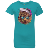 T-Shirts Tahiti Blue / YXS Bayside Tigers Girls Premium T-Shirt