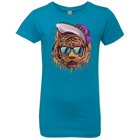 T-Shirts Turquoise / YXS Bayside Tigers Girls Premium T-Shirt