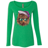 T-Shirts Envy / Small Bayside Tigers Women's Triblend Long Sleeve Shirt