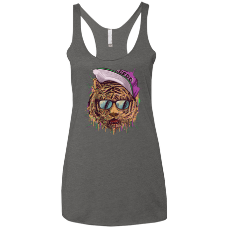 T-Shirts Premium Heather / X-Small Bayside Tigers Women's Triblend Racerback Tank