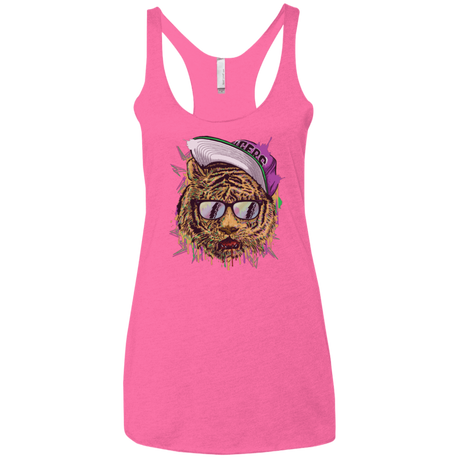 T-Shirts Vintage Pink / X-Small Bayside Tigers Women's Triblend Racerback Tank