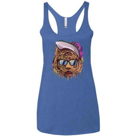 T-Shirts Vintage Royal / X-Small Bayside Tigers Women's Triblend Racerback Tank