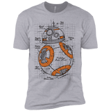 T-Shirts Heather Grey / YXS BB-8 Plan Boys Premium T-Shirt