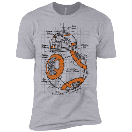 T-Shirts Heather Grey / YXS BB-8 Plan Boys Premium T-Shirt