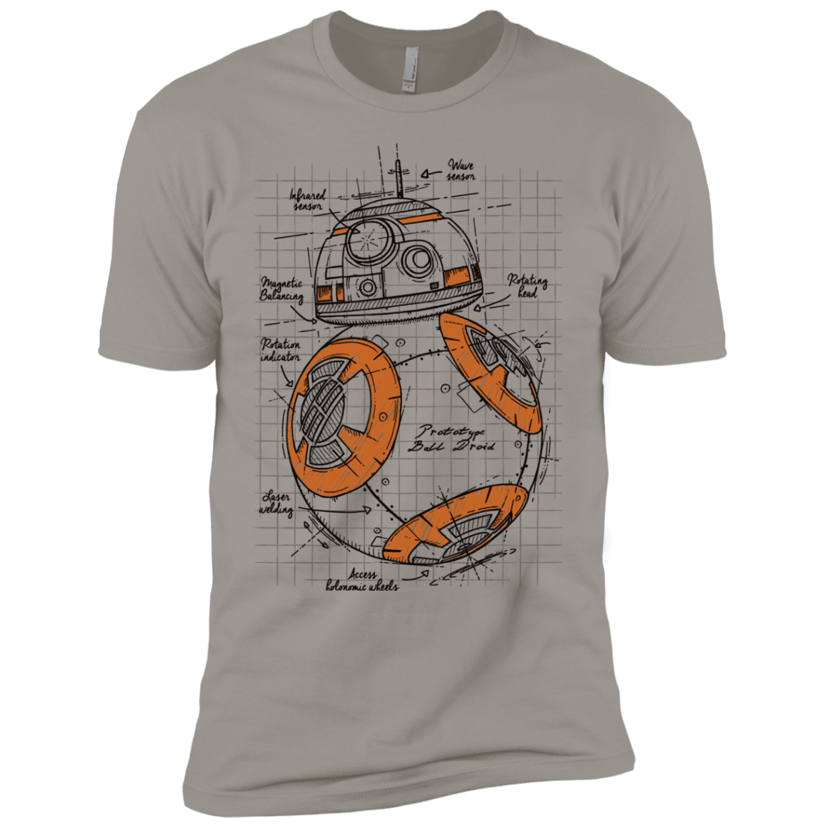 T-Shirts Light Grey / YXS BB-8 Plan Boys Premium T-Shirt