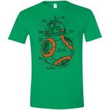 T-Shirts Irish Green / S BB-8 Plan Men's Semi-Fitted Softstyle