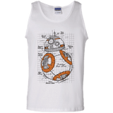T-Shirts White / S BB-8 Plan Men's Tank Top