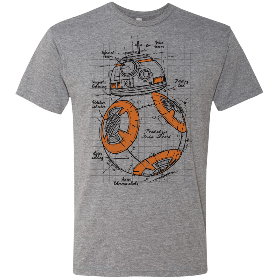T-Shirts Premium Heather / S BB-8 Plan Men's Triblend T-Shirt