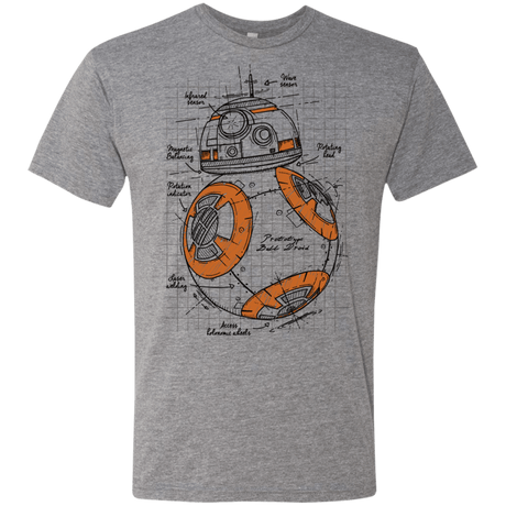 T-Shirts Premium Heather / S BB-8 Plan Men's Triblend T-Shirt