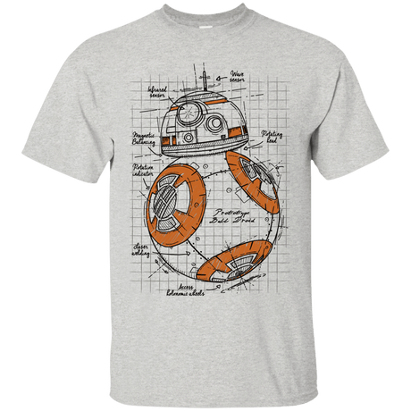 T-Shirts Ash / S BB-8 Plan T-Shirt
