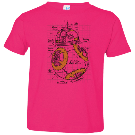 T-Shirts Hot Pink / 2T BB-8 Plan Toddler Premium T-Shirt