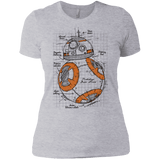 T-Shirts Heather Grey / X-Small BB-8 Plan Women's Premium T-Shirt